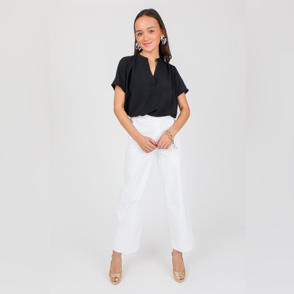 SPANX Pants - SPANX Stretch Twill Cropped Wide Leg